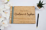 Custom engraved guest book