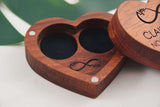 Heart shaped ring box