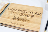 Our First Year Together Scrapbook Journal